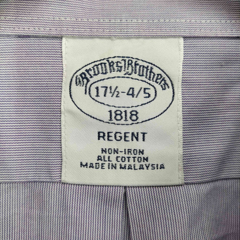 ブルックスブラザーズ BROOKS BROTHERS REGENT レギュラーカラーシャツ メンズ 17 1/2