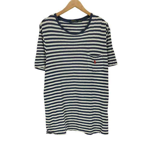 ポロラルフローレン POLO RALPH LAUREN ボーダーポケットTシャツ メンズ JPN:L