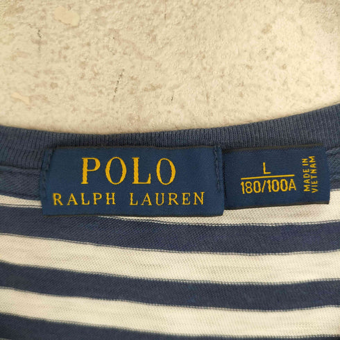 ポロラルフローレン POLO RALPH LAUREN ボーダーポケットTシャツ メンズ JPN:L