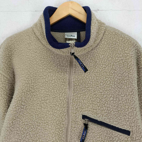 エルエルビーン L.L.Bean USA製 ハーフジップ フリース ボアジャケット メンズ M