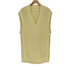 アンフィル unfil french merino cable-knit vest フレンチメリノケーブルニットベスト サイドスリット レディース JPN:1