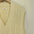アンフィル unfil french merino cable-knit vest フレンチメリノケーブルニットベスト サイドスリット レディース JPN:1