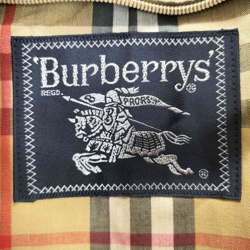 バーバリーズ BURBERRYS 裏地ノバチェック ステンカラーコート メンズ 175