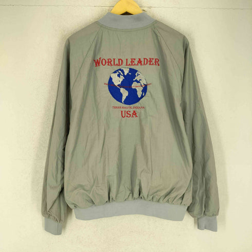 Nemesis Sportswear MADE IN USA 企業ロゴ刺繍 スタジャン メンズ 2XL