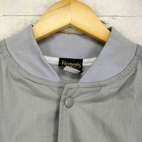 Nemesis Sportswear MADE IN USA 企業ロゴ刺繍 スタジャン メンズ 2XL