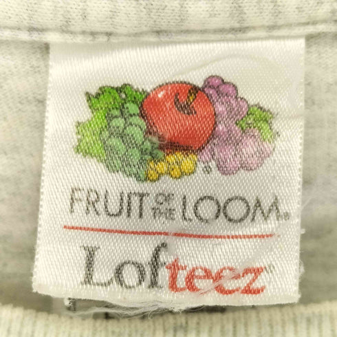 フルーツオブザルーム FRUIT OF THE LOOM 90~00s LOF TEEZ 企業プリント クルーネックTシャツ メンズ L