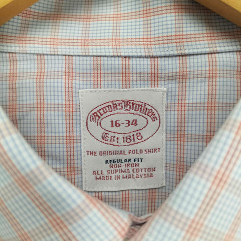 ブルックスブラザーズ BROOKS BROTHERS REGULAR FIT L/S チェックシャツ メンズ 16