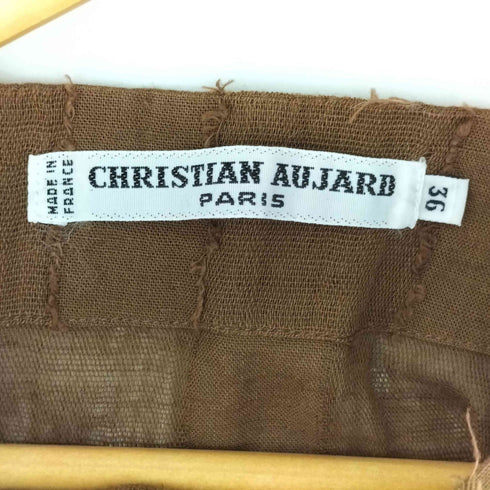 クリスチャンオジャール CHRISTIAN AUJARD コットン オフショルダー トップス レディース 36