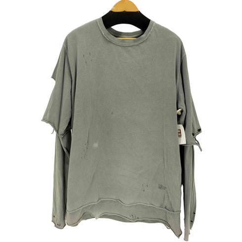 シーツーエイチフォー C2H4 Distressed Double Layer Long-Sleeve T-Shirt メンズ L