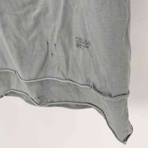 シーツーエイチフォー C2H4 Distressed Double Layer Long-Sleeve T-Shirt メンズ L