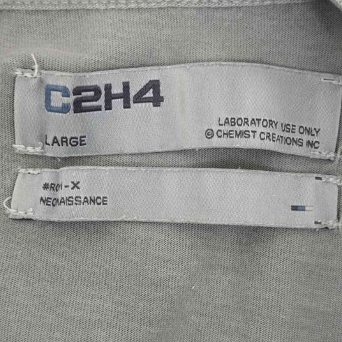 シーツーエイチフォー C2H4 Distressed Double Layer Long-Sleeve T-Shirt メンズ L