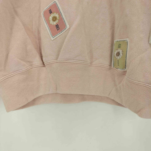 ピンクハウス PINK HOUSE ロゴワッペン クルーネックスウェット レディース