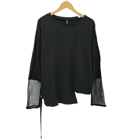 アウラアイラ AULA AILA MESH DOCKING LONG T-SHIRT レディース 0