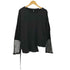 アウラアイラ AULA AILA MESH DOCKING LONG T-SHIRT レディース 0