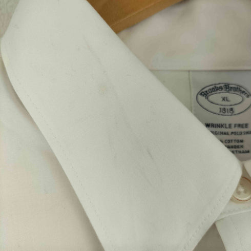 ブルックスブラザーズ BROOKS BROTHERS WRINKLE FREE 企業ロゴ ボタンダウンシャツ メンズ JPN:XL