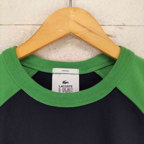 ラコステライブ Lacoste Live 配色ラグランスリーブTシャツ レディース JPN:XS
