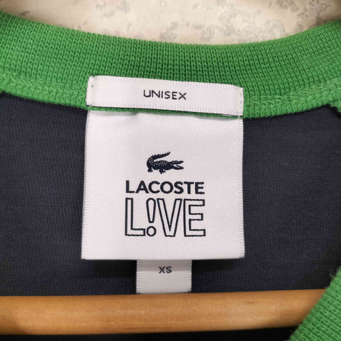 ラコステライブ Lacoste Live 配色ラグランスリーブTシャツ レディース JPN:XS