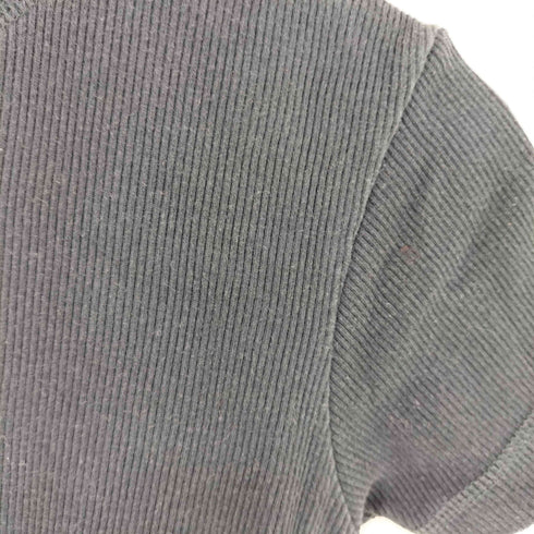 カルバンクラインジーンズ Calvin Klein Jeans モックネック リブ 半袖カットソー レディース S