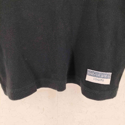 カルバンクラインジーンズ Calvin Klein Jeans モックネック リブ 半袖カットソー レディース S