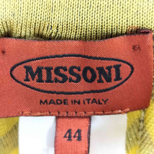 ミッソーニ MISSONI 総柄 プリーツ ニットスカート レディース 44