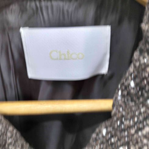 チコ Chico スタンドツイードジップブルゾン レディース FREE