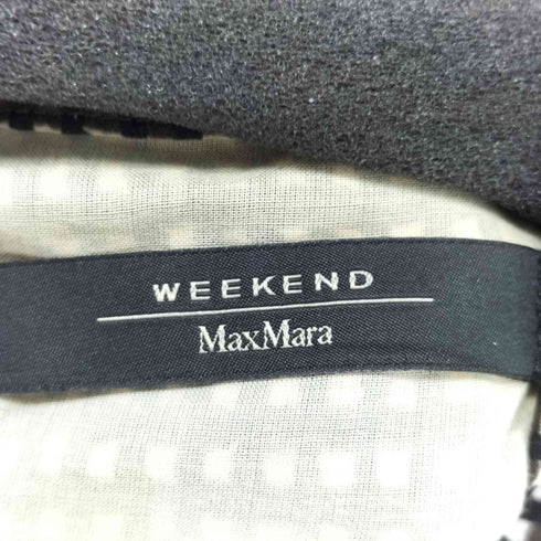 ウィークエンドマックスマーラ Weekend Max Mara チェック柄 半袖シャツワンピース レディース