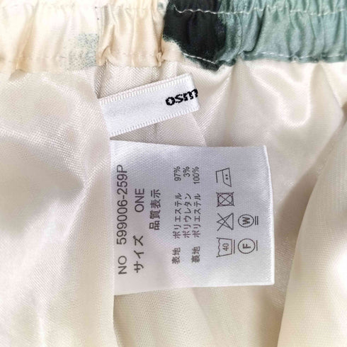 オズモーシス OSMOSIS プリントパンツ レディース ONE SIZE