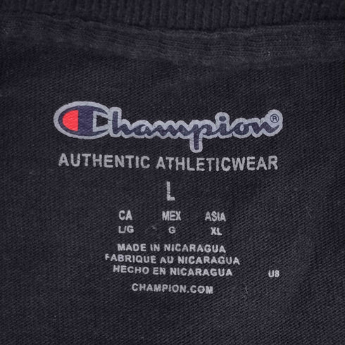 チャンピオン Champion AUTHENTIC WEAR フロントプリント S/S Tシャツ メンズ import:L