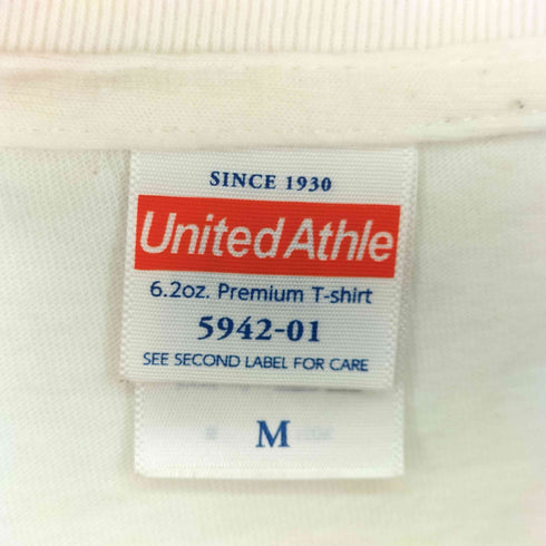 ユナイテッドアスレ UNITED ATHLE 狼 グラフィックプリント S/S Tシャツ メンズ import:M