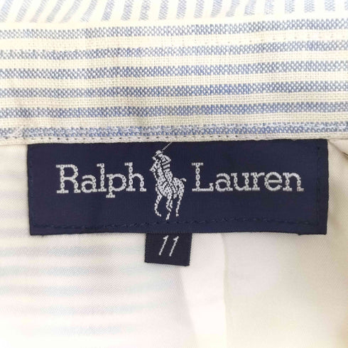 ラルフローレン RALPH LAUREN 90-00s リネン ストライプ スカート レディース 11