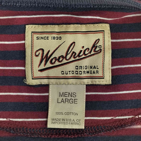 ウールリッチ WOOLRICH ボーダー S/S カットソー メンズ import:L