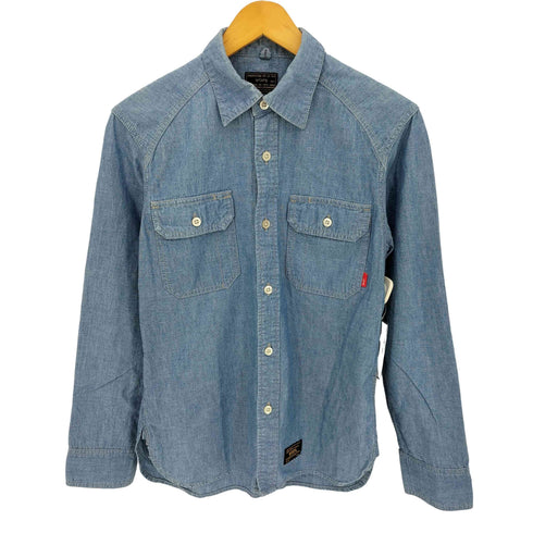 ダブルタップス WTAPS CELL LS CHAMBRAY セル シャンブレー シャツ インディゴブルー メンズ JPN:1