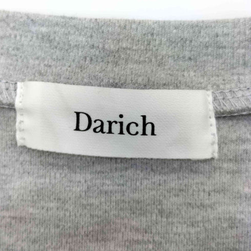 ダーリッチ Darich 25ss ラインロゴVネックTシャツ レディース FREE