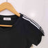 ダーリッチ Darich 25ss ラインロゴVネックTシャツ レディース FREE
