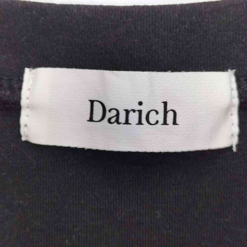 ダーリッチ Darich 25ss ラインロゴVネックTシャツ レディース FREE