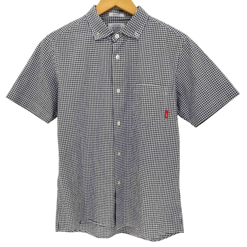 ダブルタップス WTAPS シアサッカー ギンガムチェック ボタンダウン 半袖シャツ メンズ JPN:S