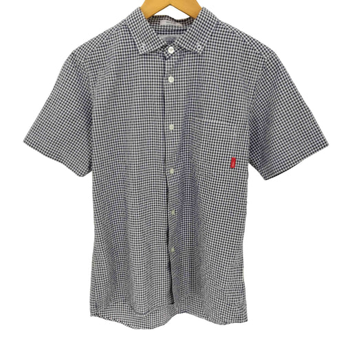 ダブルタップス WTAPS シアサッカー ギンガムチェック ボタンダウン 半袖シャツ メンズ JPN:S