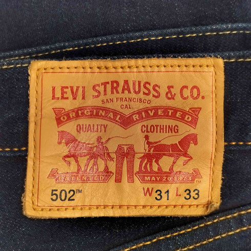 リーバイス Levis 502 ジップフライ ストレートデニムパンツ メンズ W31 L33