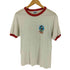 ヘインズ Hanes 80s MADE IN USA キャラクタープリント クルーネックリンガーTシャツ メンズ import:L