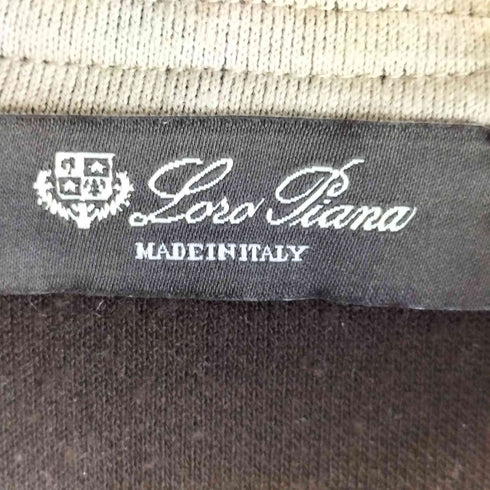ロロピアーナ Loro Piana コットン フルジップフーディー メンズ 50