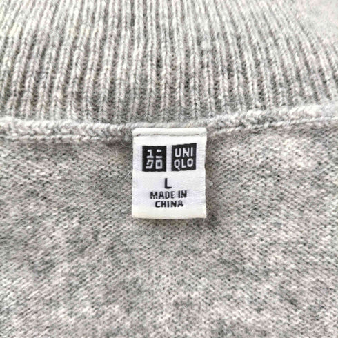 ユニクロ UNIQLO CASHMERE 100% カシミヤタートルネックセーター レディース JPN:L