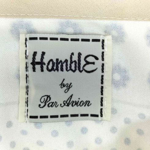 hamble by par avion 柄切替ロングワンピース レディース ONE SIZE