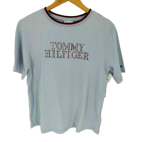 トミーヒルフィガー TOMMY HILFIGER フロントロゴ S/S Tシャツ レディース S