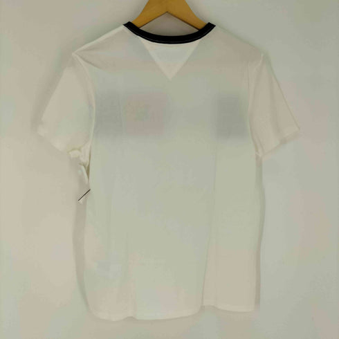 トミーヒルフィガー TOMMY HILFIGER フロント刺繍ロゴ S/S Tシャツ レディース S