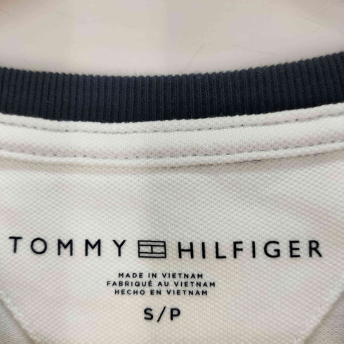 トミーヒルフィガー TOMMY HILFIGER フロント刺繍ロゴ S/S Tシャツ レディース S