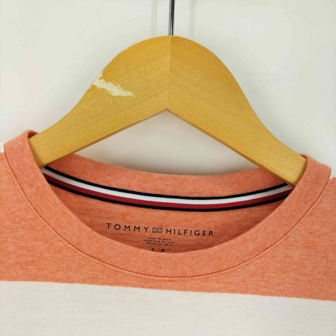 トミーヒルフィガー TOMMY HILFIGER 刺繍ロゴ S/S Tシャツ レディース S