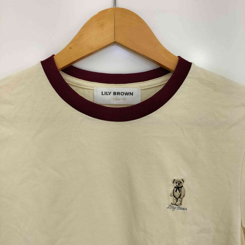 リリーブラウン Lily Brown 25ss Lily BearTシャツ レディース ONE SIZE