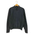 MAINS Black and White Pinstripe Long Sleeve Shirt with Elasticated Hem メンズ import:M