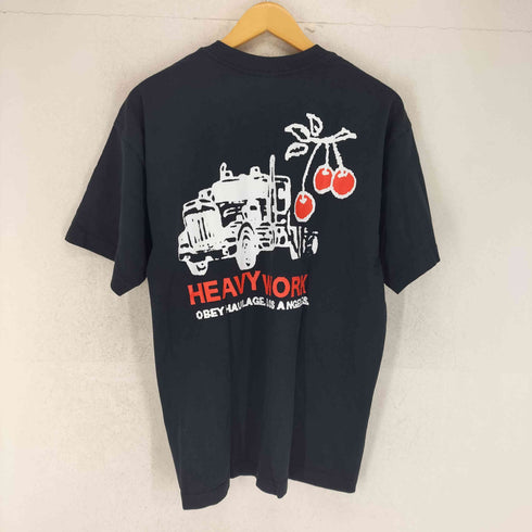 オベイ OBEY SHEER ECSTASY 両面プリントクルーネックTシャツ メンズ L