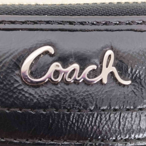 コーチ COACH シグネチャー キャンバス ラウンドファスナー 長財布 レディース